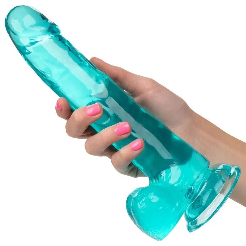 CALEXOTICS - SIZE QUEEN DILDO AZUL 20.3 CM - Nuvica