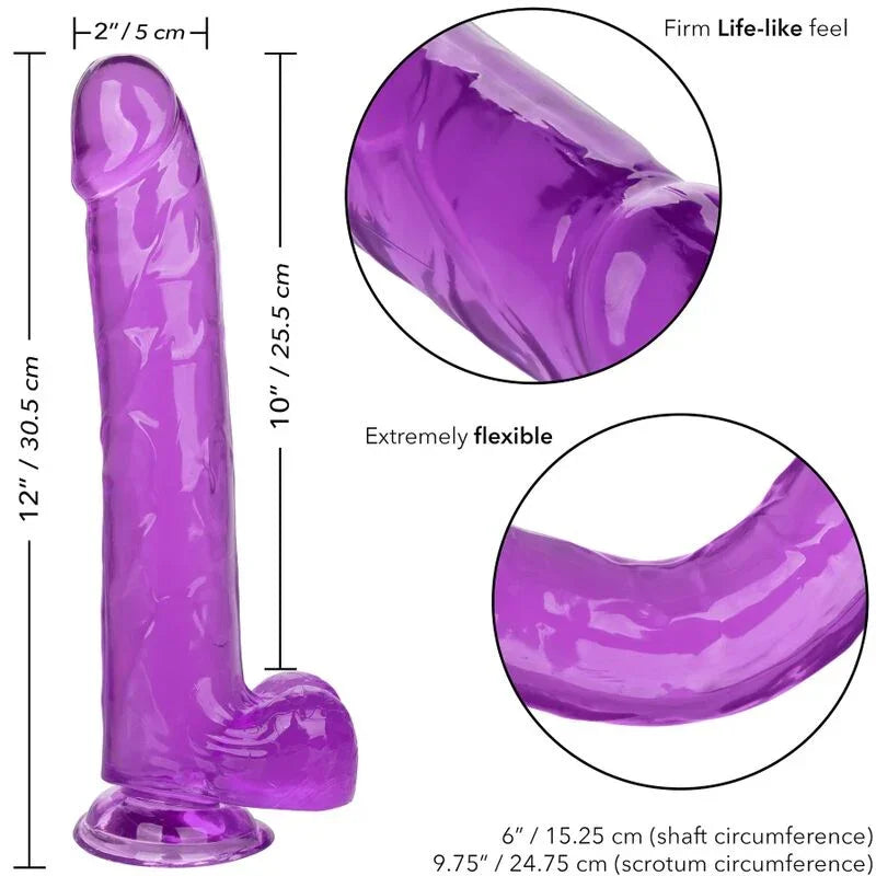 CALEXOTICS - SIZE QUEEN DILDO LILA 25.5 CM - Nuvica