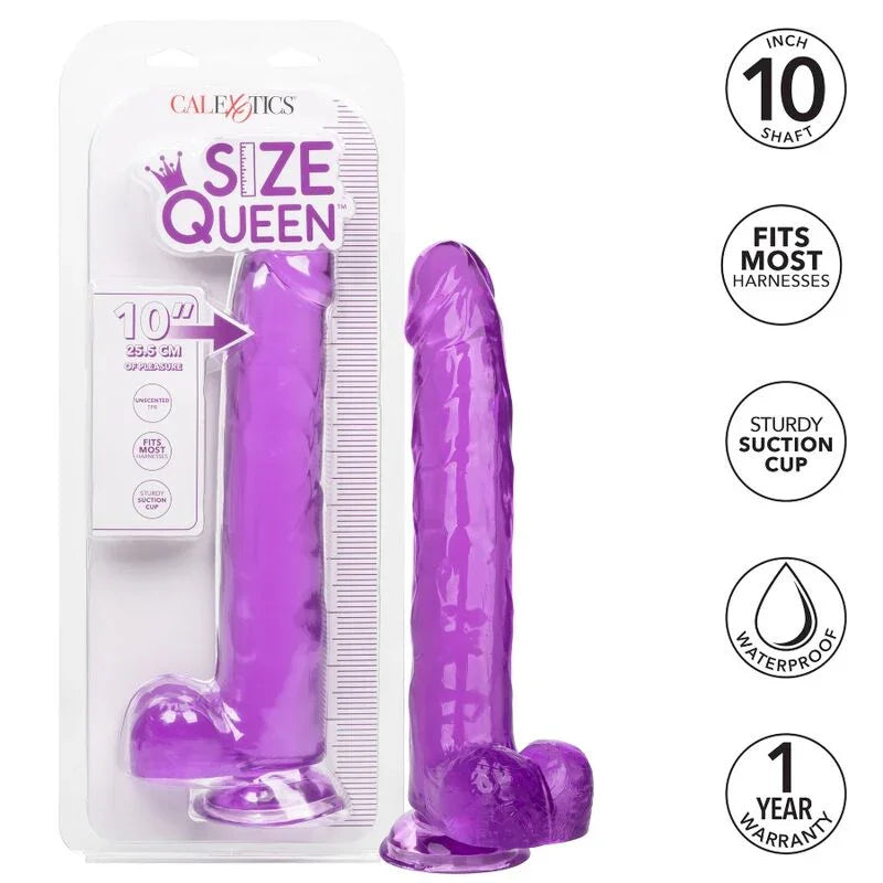 CALEXOTICS - SIZE QUEEN DILDO LILA 25.5 CM - Nuvica