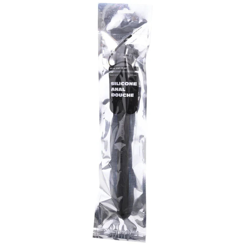 ALL BLACK - BEADED DUCHA ANAL SILICONA 27 CM - Nuvica