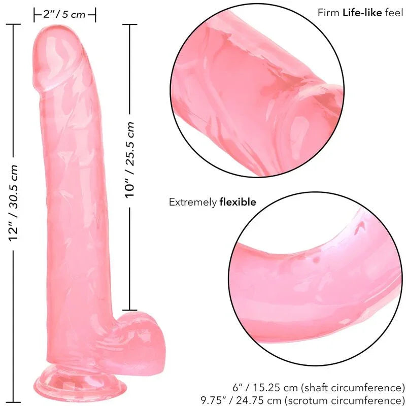 CALEXOTICS - SIZE QUEEN DILDO ROSA 25.5 CM - Nuvica