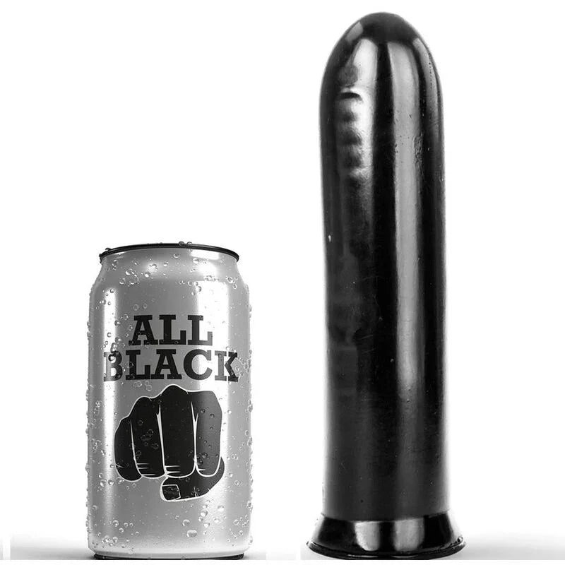 ALL BLACK - DILDO NEGRO 19 CM - Nuvica