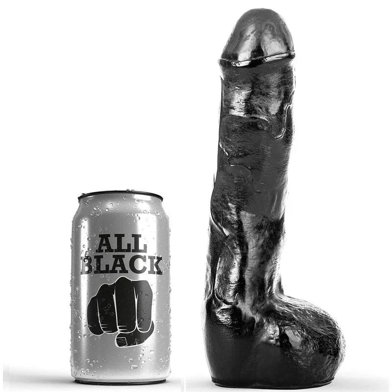 ALL BLACK - PENE REALÍSTICO ANAL 20 CM - Nuvica