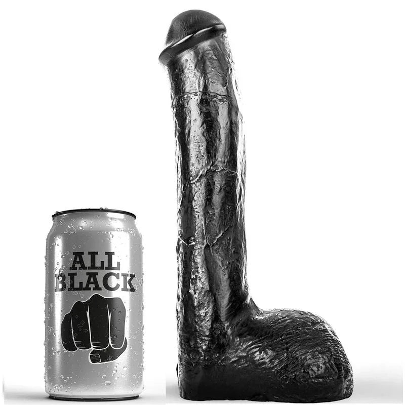 ALL BLACK - PENE REALÍSTICO ANAL 23 CM - Nuvica