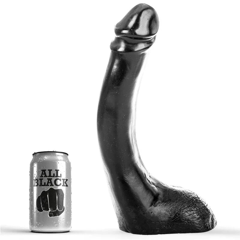 ALL BLACK - DILDO NEGRO 29 CM FISTING - Nuvica