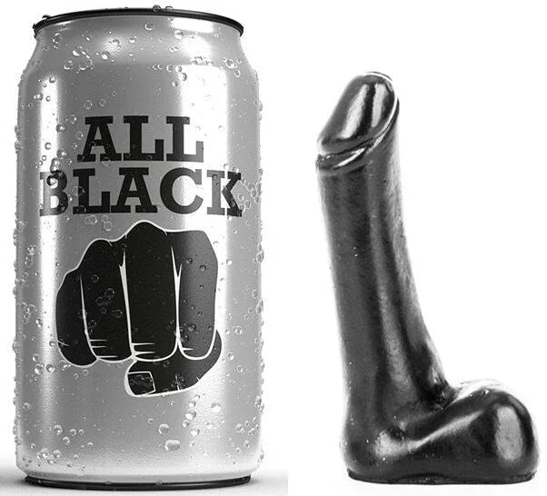 ALL BLACK - DILDO 9 CM - Nuvica