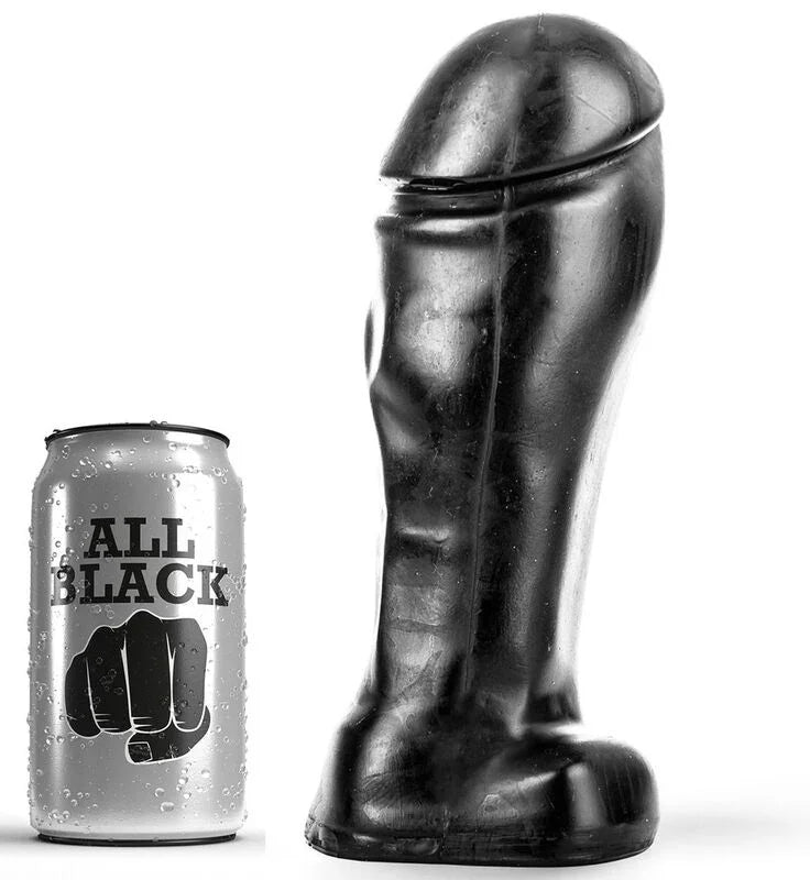 ALL BLACK - DONG 22 CM PUNTA ANCHA - Nuvica