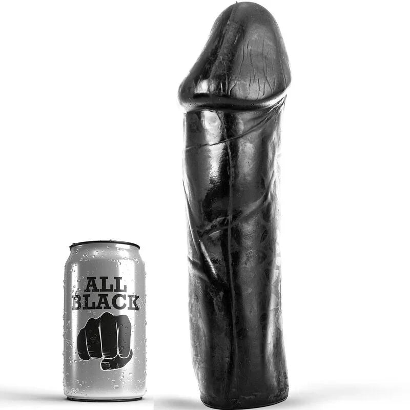 ALL BLACK - DONG 28 CM SIN TESTÍCULOS - Nuvica