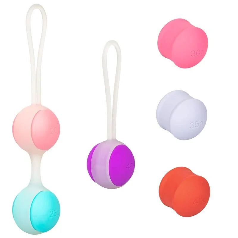 CALEXOTICS - SHE-OLOGY SET BOLAS KEGEL INTERCAMBIABLES - Nuvica
