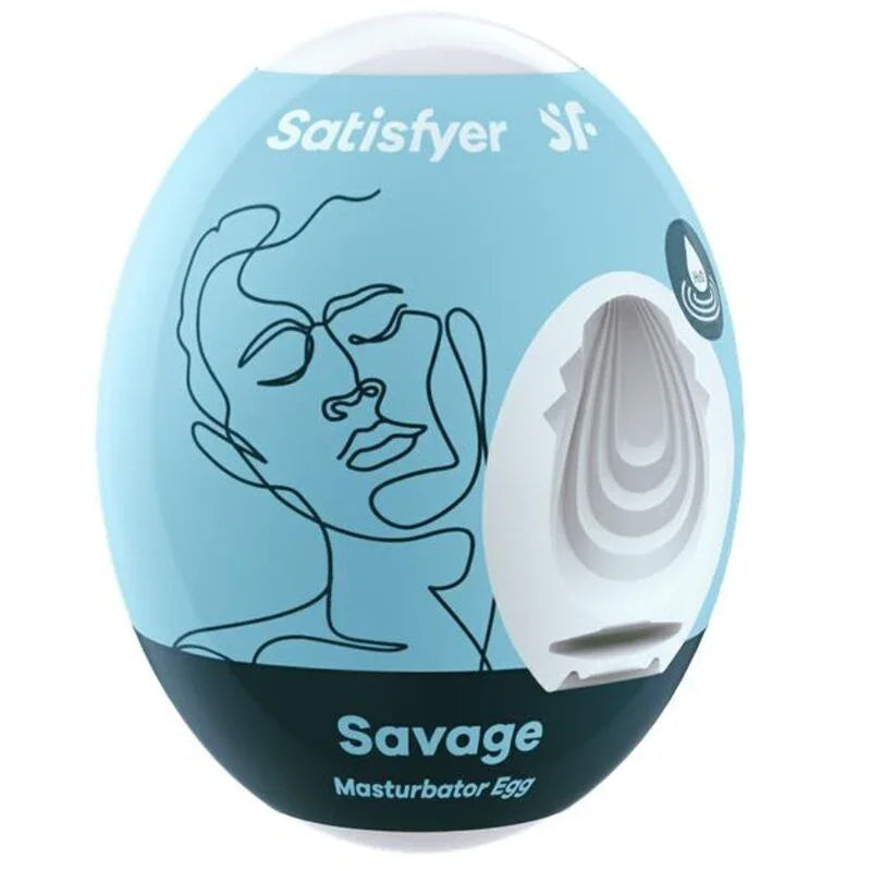SATISFYER - SAVAGE HUEVO MASTURBADOR - Nuvica