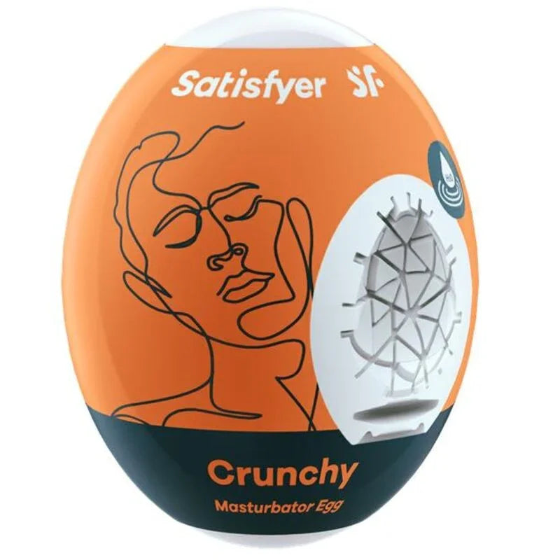 SATISFYER - CRUNCHY HUEVO MASTURBADOR - Nuvica