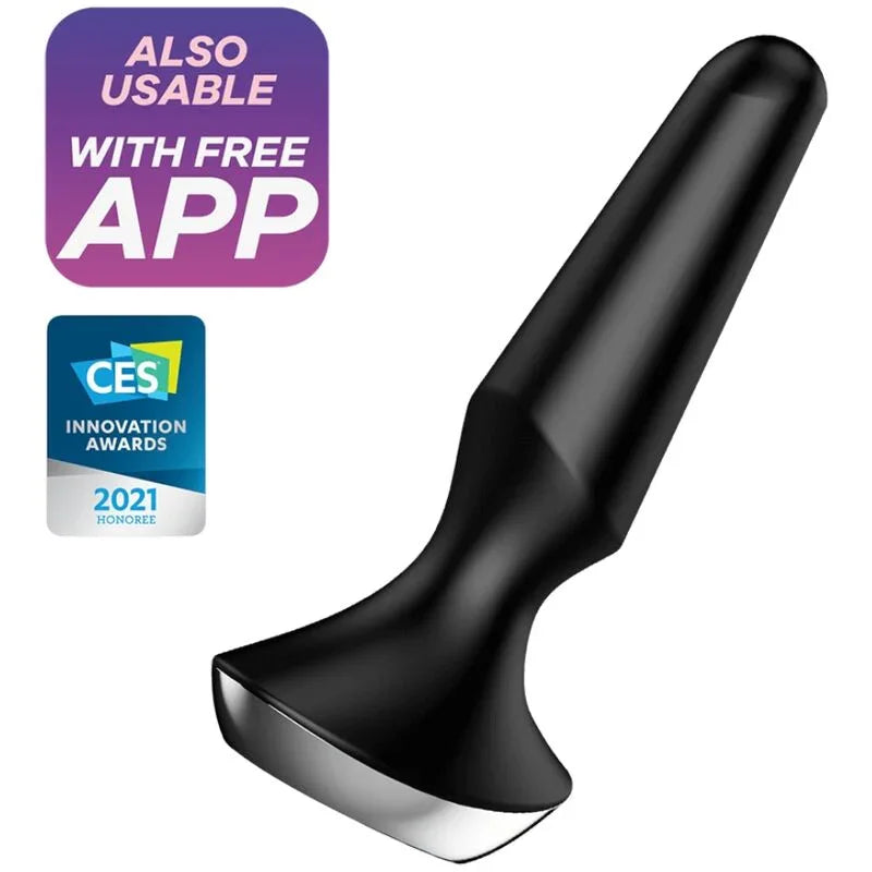 SATISFYER - PLUG ILICIOUS 2 PLUG VIBRADOR NEGRO - Nuvica