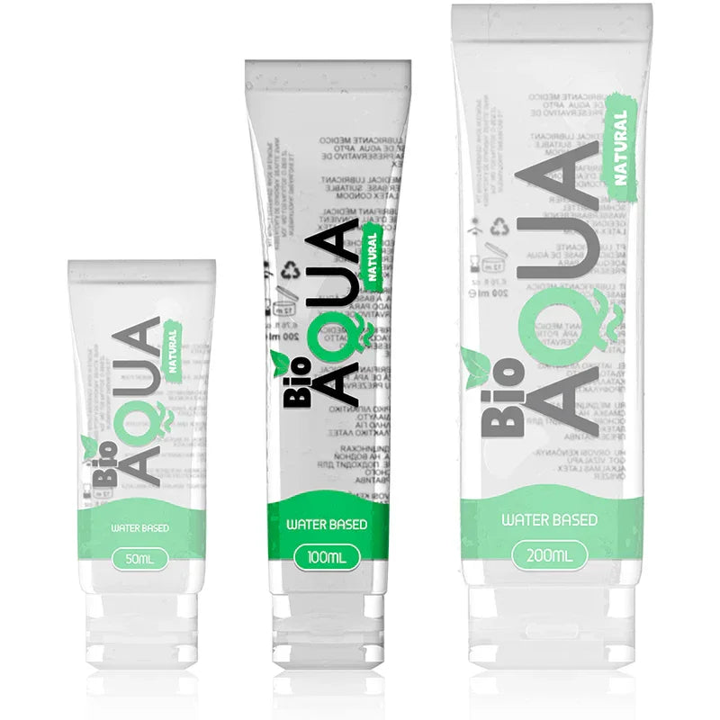 BIOAQUA - LUBRICANTE INGREDIENTES NATURALES BASE AGUA 100 ML - Nuvica