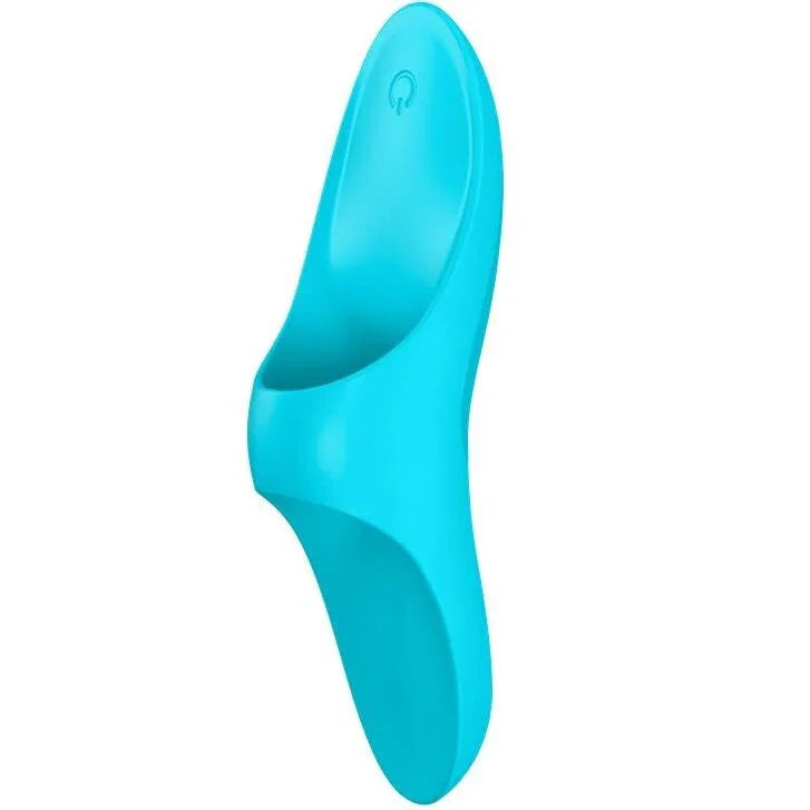 SATISFYER - TEASER DEDAL VIBRADOR AZUL LIGHT - Nuvica
