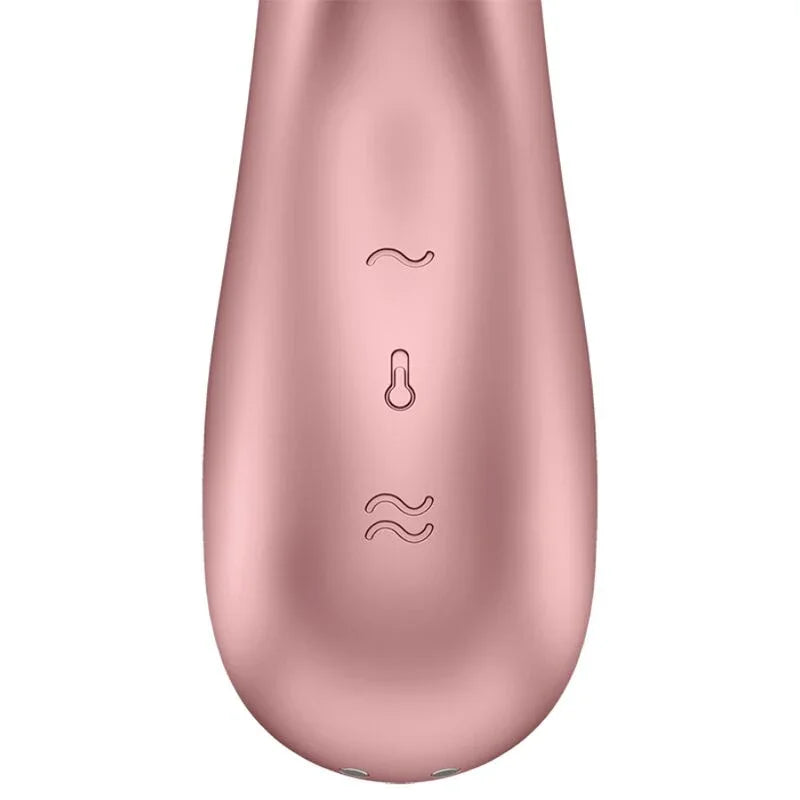 SATISFYER - HOT LOVER VIBRADOR ROSA & BEIGE - Nuvica