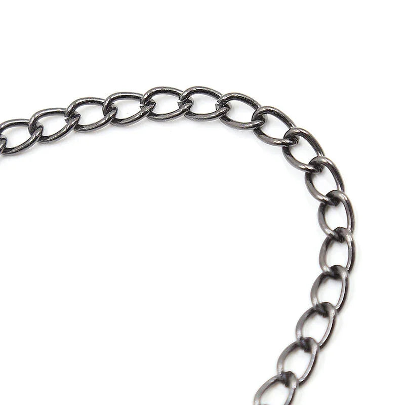 OHMAMA FETISH - PINZAS METAL CON CADENA NEGRO - Nuvica