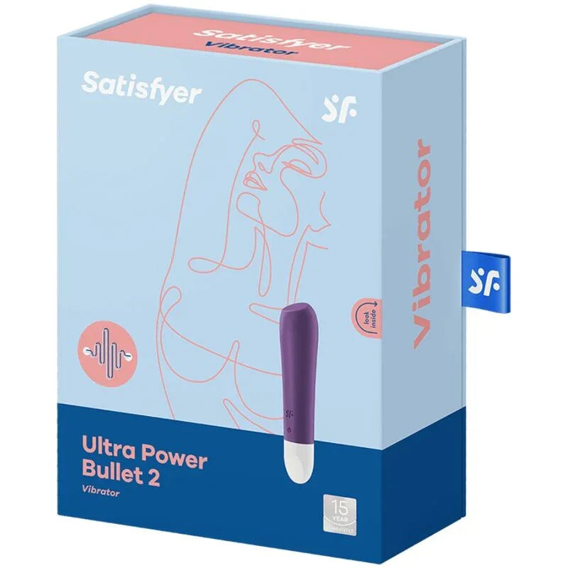 SATISFYER - ULTRA POWER BULLET 2 BALA VIBRADORA MORADA - Nuvica