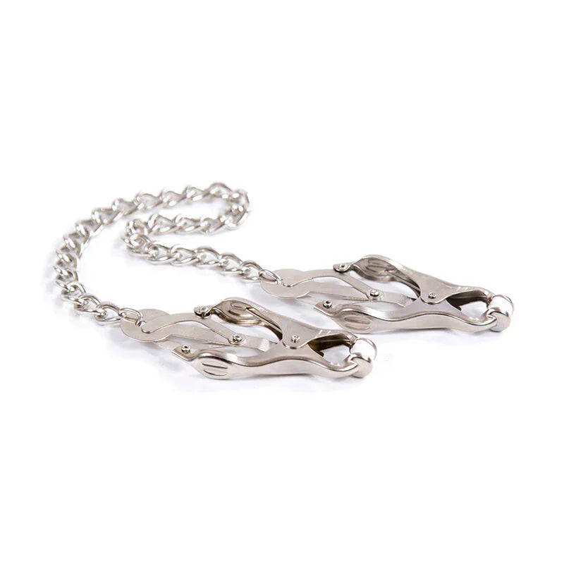 OHMAMA FETISH - PINZAS METALICAS CON CADENA - Nuvica