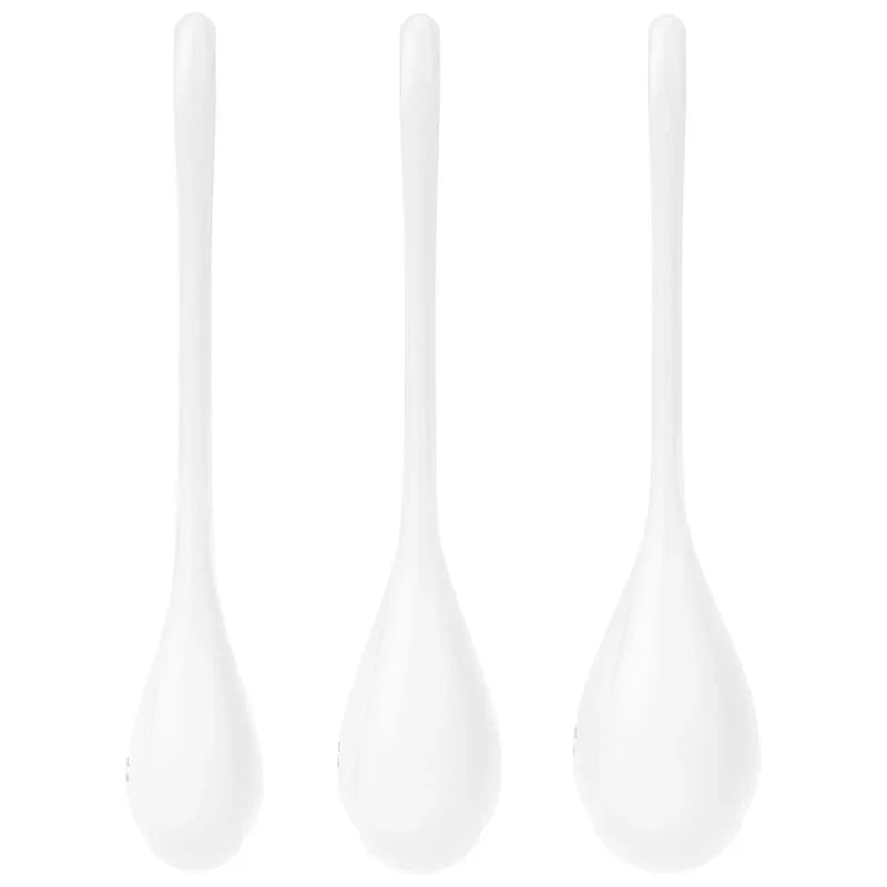 SATISFYER - YONI POWER 1 KIT DE ENTRENAMIENTO BLANCO - Nuvica