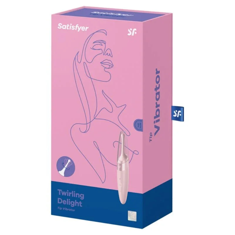 SATISFYER - TWIRLING DELIGHT ESTIMULADOR CLITORIS ROSA - Nuvica