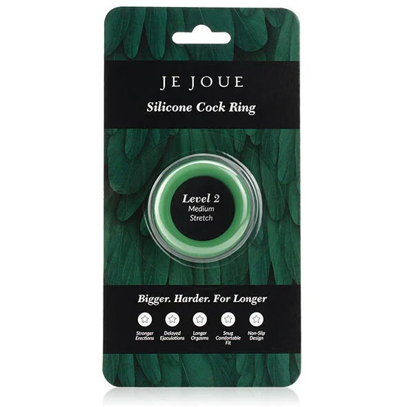 JE JOUE - ANILLO SILICONA VERDE - ESTRANGULAMIENTO MEDIO - Nuvica