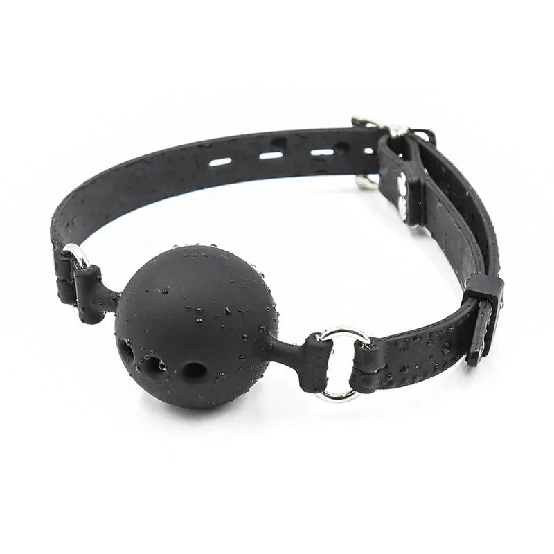 OHMAMA FETISH - MORDAZA BOLA TRANSPIRABLE SILICONA TALLA L - Nuvica