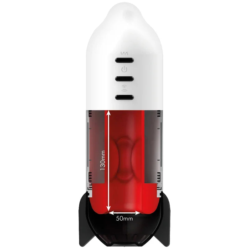 JAMYJOB - ROCKET MASTURBADOR TECNOLOGÍA SOFT COMPRESSION Y VIBRACIÓN - Nuvica
