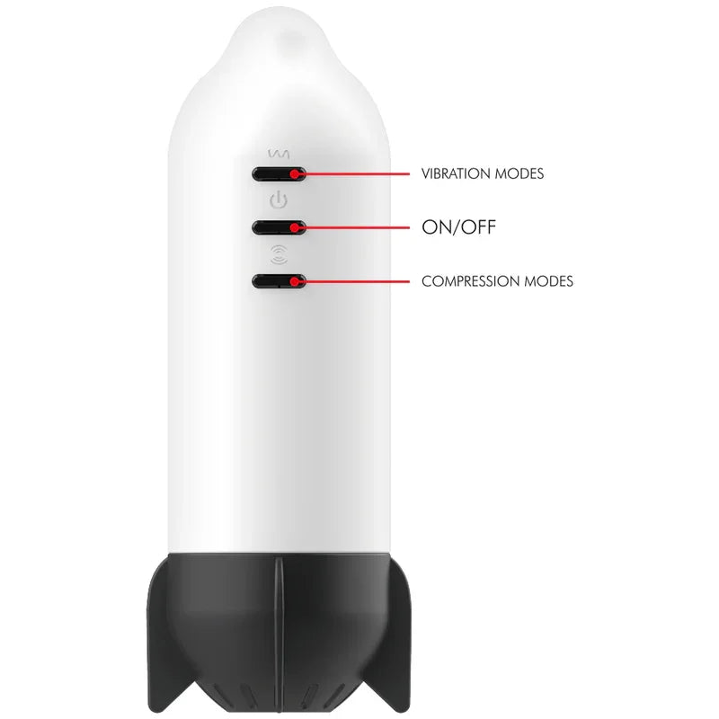 JAMYJOB - ROCKET MASTURBADOR TECNOLOGÍA SOFT COMPRESSION Y VIBRACIÓN - Nuvica