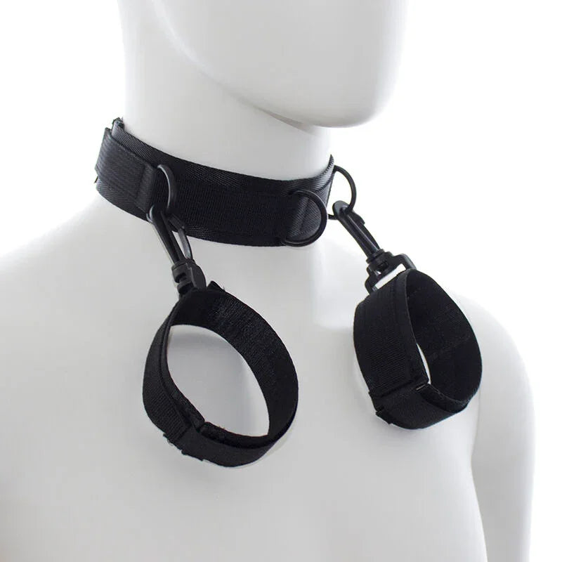 OHMAMA FETISH - ESPOSAS Y COLLAR DE NYLON - Nuvica