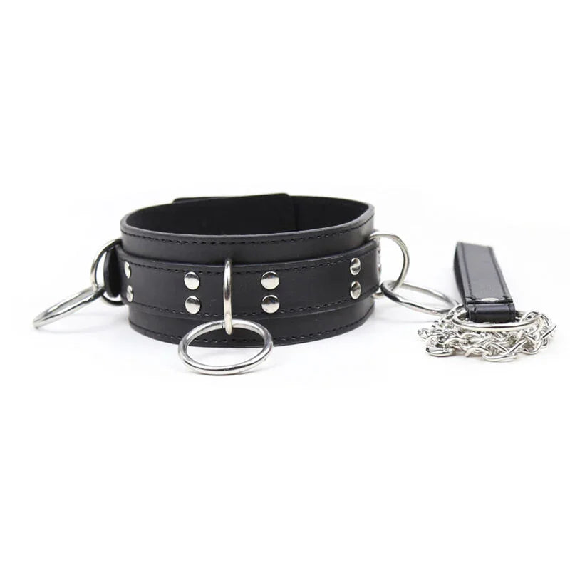 OHMAMA FETISH - COLLAR SUMISION CON 3 ANILLAS - Nuvica