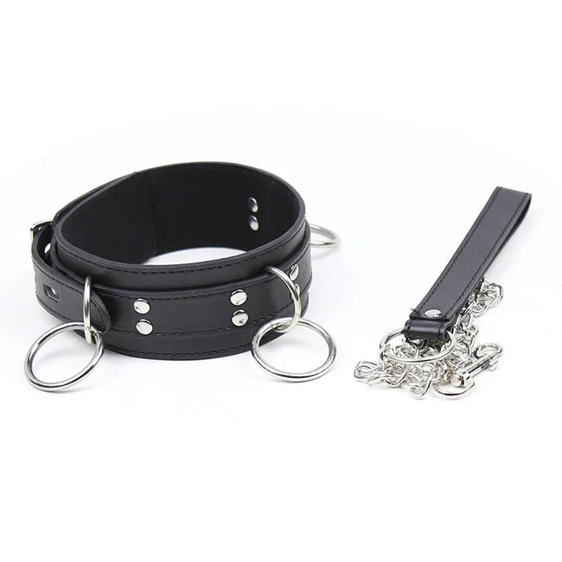 OHMAMA FETISH - COLLAR SUMISION CON 3 ANILLAS - Nuvica