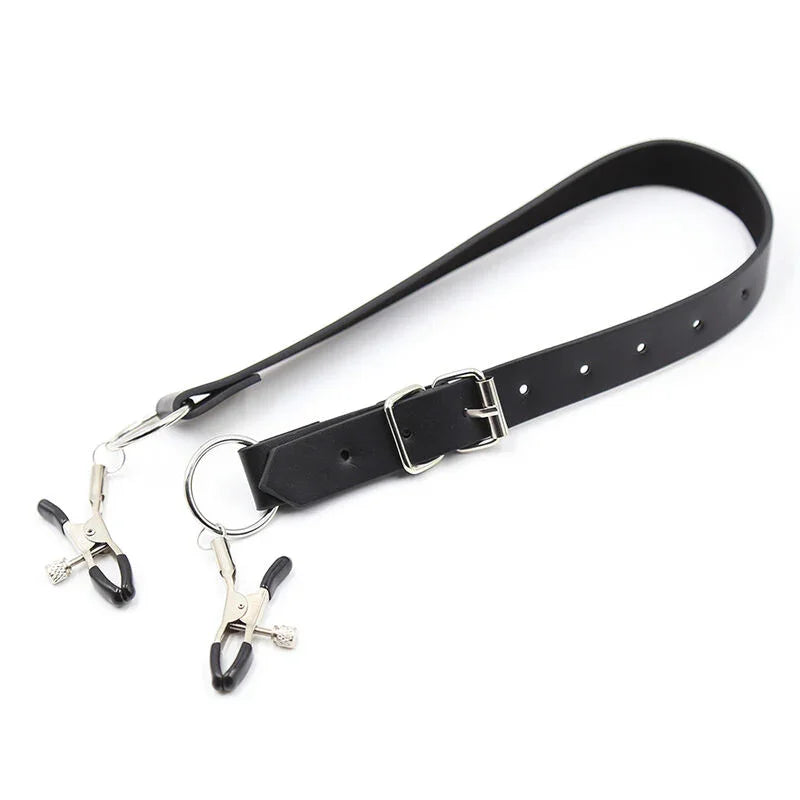 OHMAMA FETISH - PINZAS CLITORIS CON CORREAS PIERNAS - Nuvica