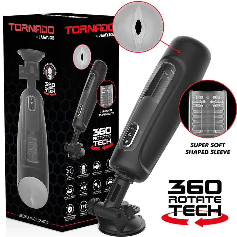 JAMYJOB - TORNADO MASTURBADOR 360 ROTATE TECH - Nuvica