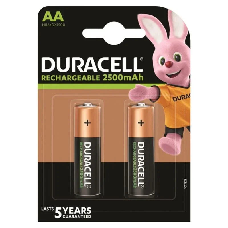 DURACELL - PILA RECARGABLE HR6 AA 2500mAh BLISTER*2 - Nuvica