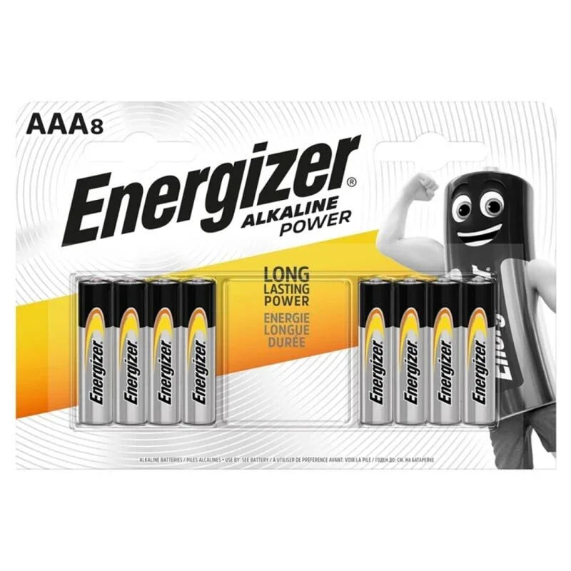 ENERGIZER - ALKALINE POWER PILA ALCALINA AAA LR03 BLISTER*8 - Nuvica