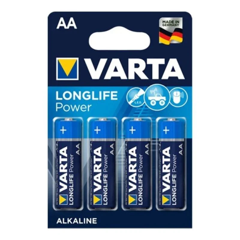 VARTA - LONGLIFE POWER PILA ALCALINA AA LR6 BLISTER*4 - Nuvica