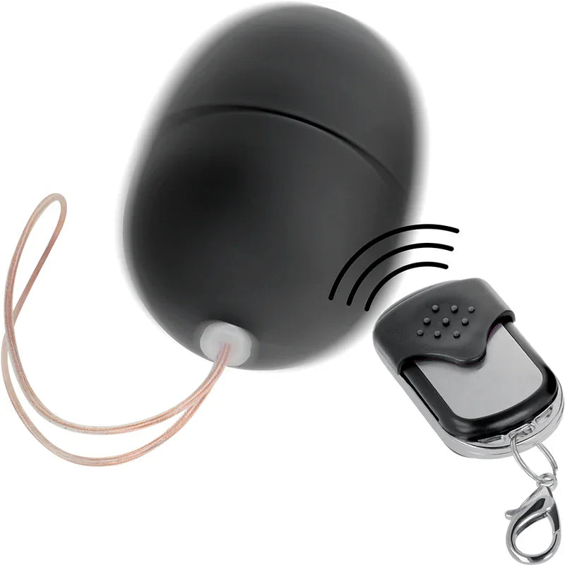 ONLINE - HUEVO VIBRADOR CONTROL REMOTO S NEGRO - Nuvica