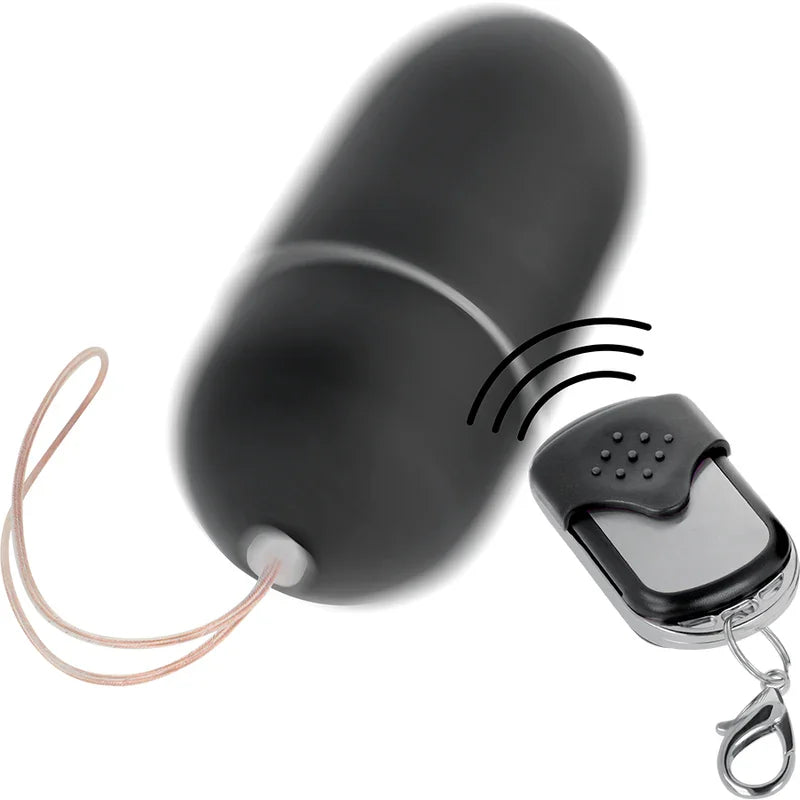 ONLINE - HUEVO VIBRADOR CONTROL REMOTO L NEGRO - Nuvica