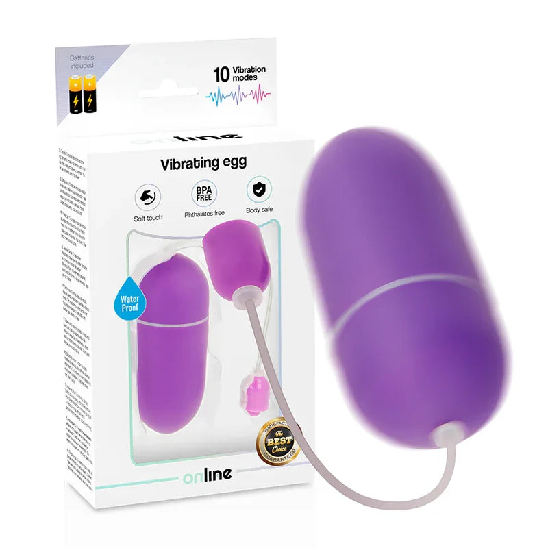 ONLINE - HUEVO VIBRADOR WATERPROOF LILA - Nuvica