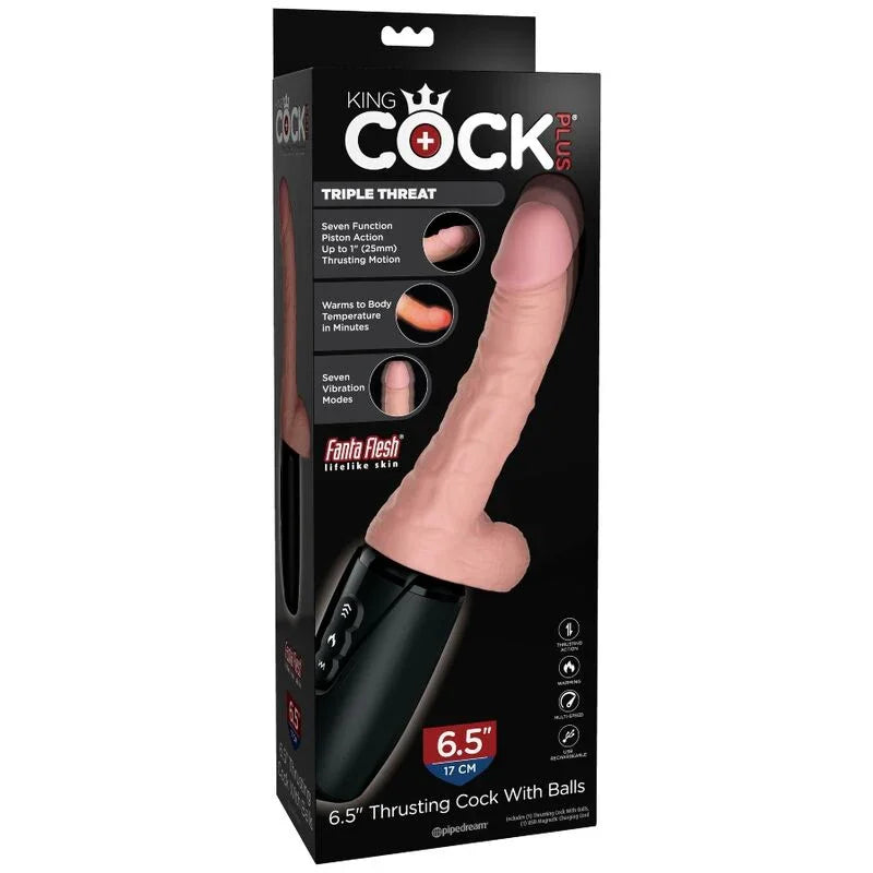 KING COCK - PLUS TRIPLE THREAT NATURAL - Nuvica