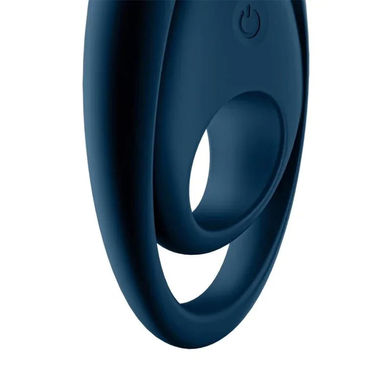 SATISFYER - GLORIOUS DUO ANILLO VIBRADOR AZUL - Nuvica