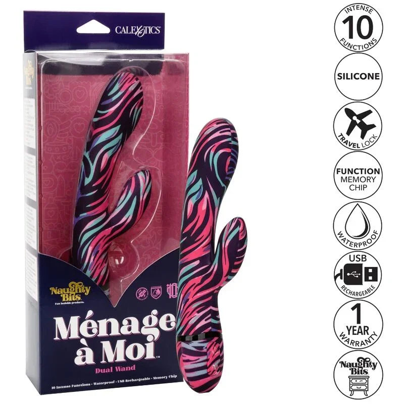 CALEXOTICS - VIBRADOR MENAGE A MOI DUAL WAND - Nuvica