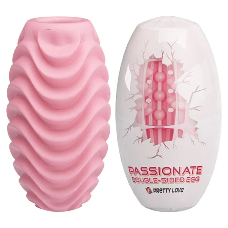 PRETTY LOVE - HUEVO MASTURBADOR DOBLE CARA ROSA - Nuvica