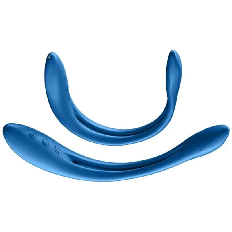 SATISFYER - ELASTIC GAME MULTI VIBRADOR AZUL - Nuvica