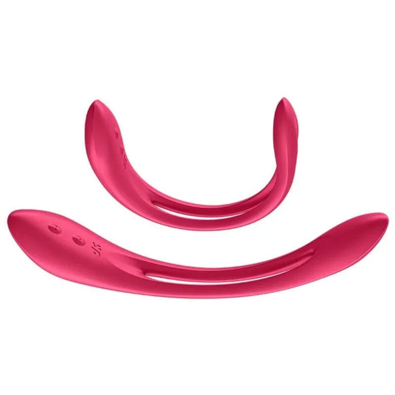 SATISFYER - ELASTIC JOY MULTI VIBRADOR ROJO - Nuvica