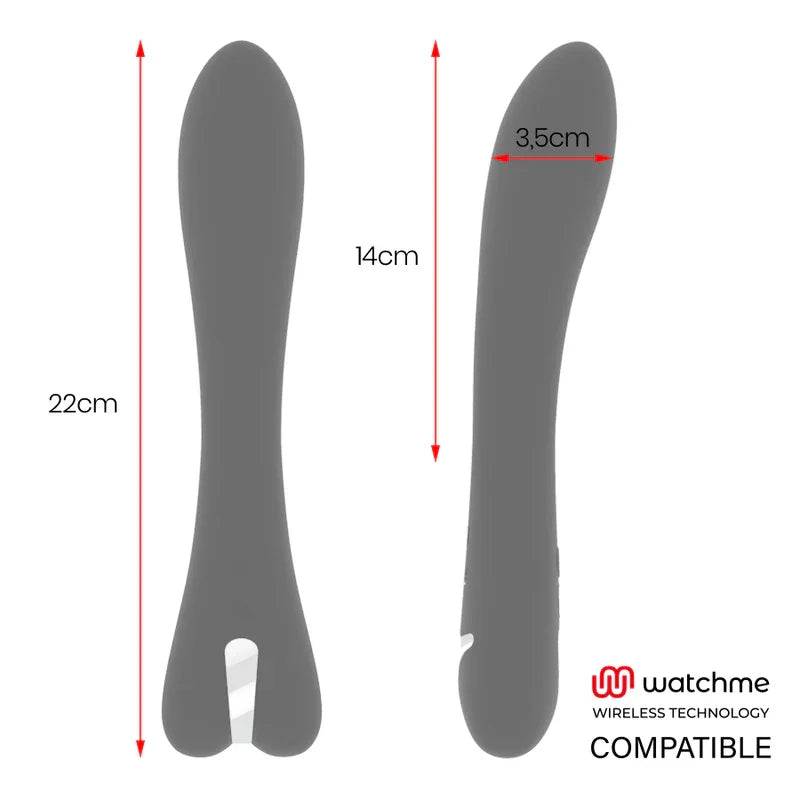 BRILLY GLAM - RYAN VIBRADOR COMPATIBLE CON WATCHME WIRELESS TECHNOLOGY - Nuvica