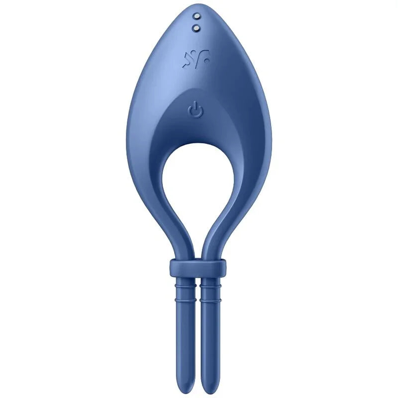 SATISFYER - BULLSEYE ANILLO VIBRADOR APP AZUL - Nuvica