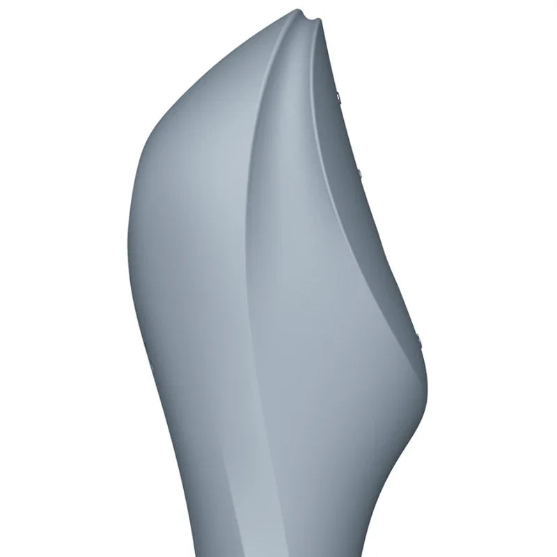 SATISFYER - CURVY TRINITY 3 ESTIMULADOR Y VIBRADOR GRIS - Nuvica
