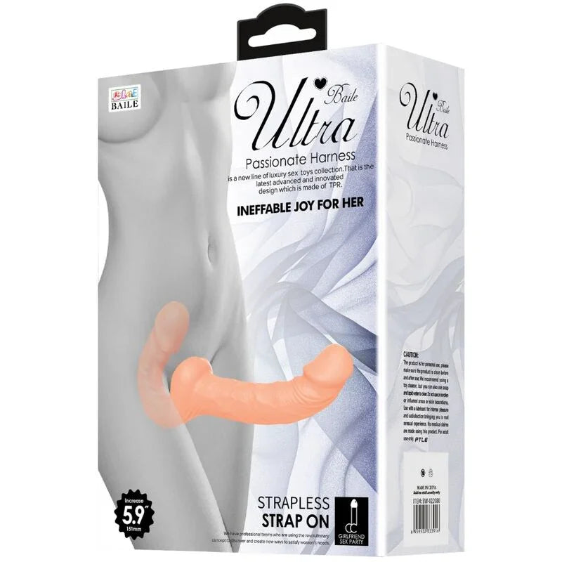 BAILE - ULTRA PASSIONATE HARNESS DILDO CON ARNÉS SIN SUJECIÓN - Nuvica