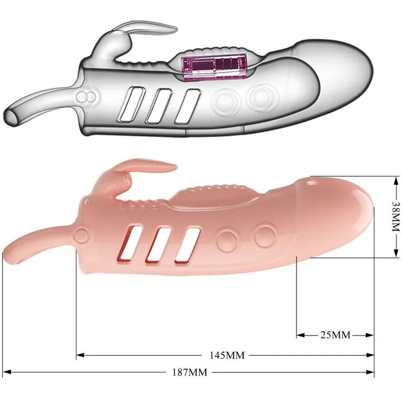 PRETTY LOVE - SLOANE FUNDA PENE RABBIT NATURAL - Nuvica